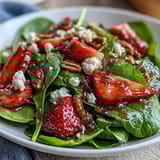 Spring Strawberry Spinach Salad