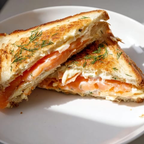 Smoked Salmon Grilled Cheese #74