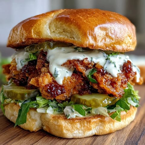 Spicy Chicken Sandwich Homemade Sauce