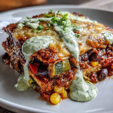 Vegan Black Bean Enchilada