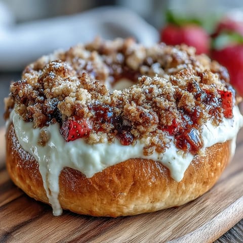 Strawberry Cheesecake Bagels