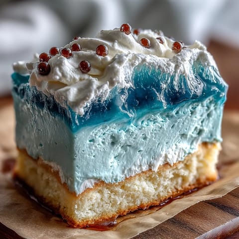 Pisces Sheet Cake Ocean Waves