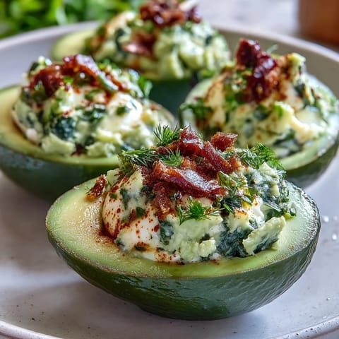 Green Avocado Deviled Eggs