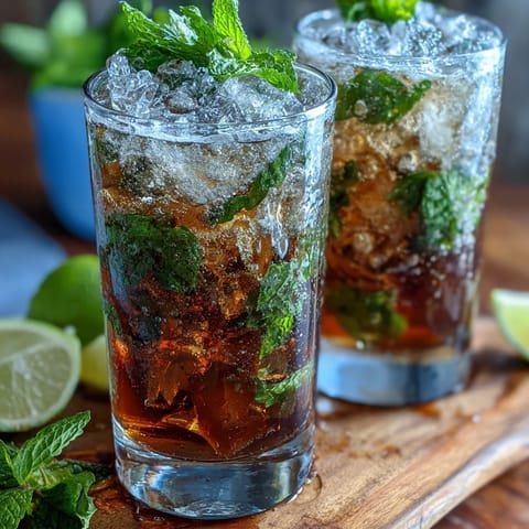 Refreshing Kentucky Derby Mint Julep Mocktail with crushed ice and fresh mint sprigs, served in chilled julep cups for a festive, non-alcoholic drink.