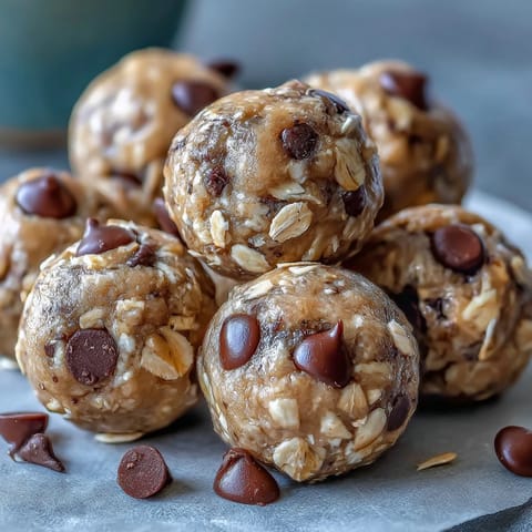 Golden-brown Snack-Sized Protein Balls rolled in oats, ready for enjoyment.