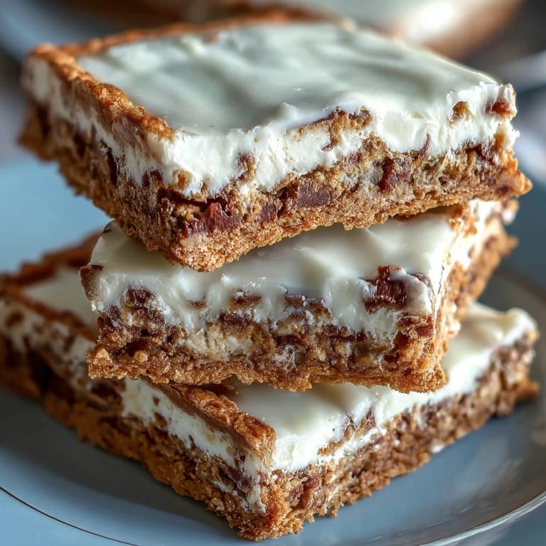 2. Soft and chewy clotted cream cookie bars studded with smooth white chocolate pieces, offering a luxurious twist on classic blondies.  