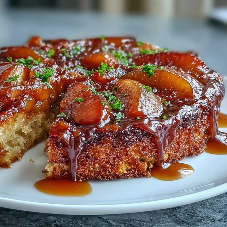 Taste summer with this beautiful Brown Sugar Peach Upside-Down Cake.